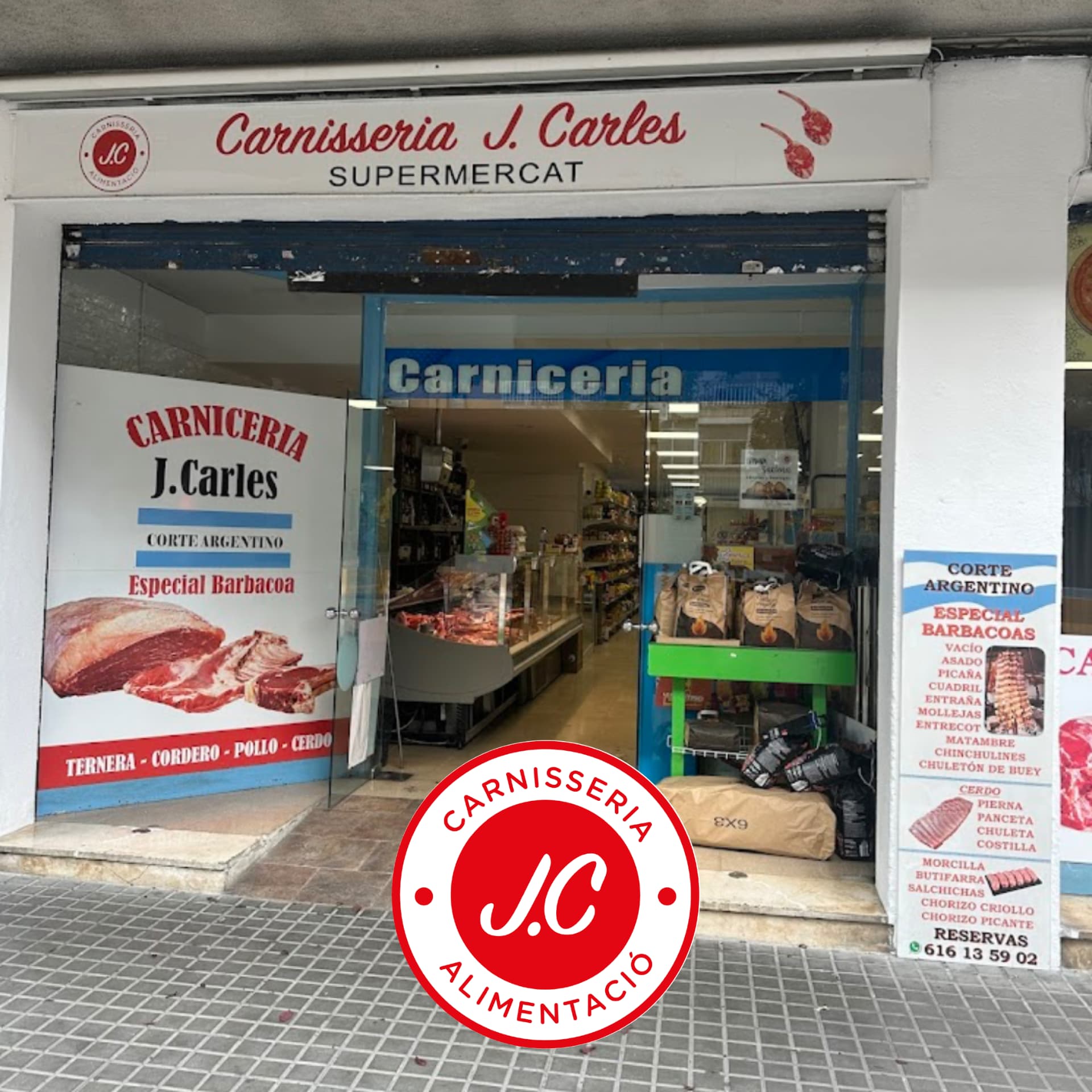 Fachada de Carnisseria J. Carles