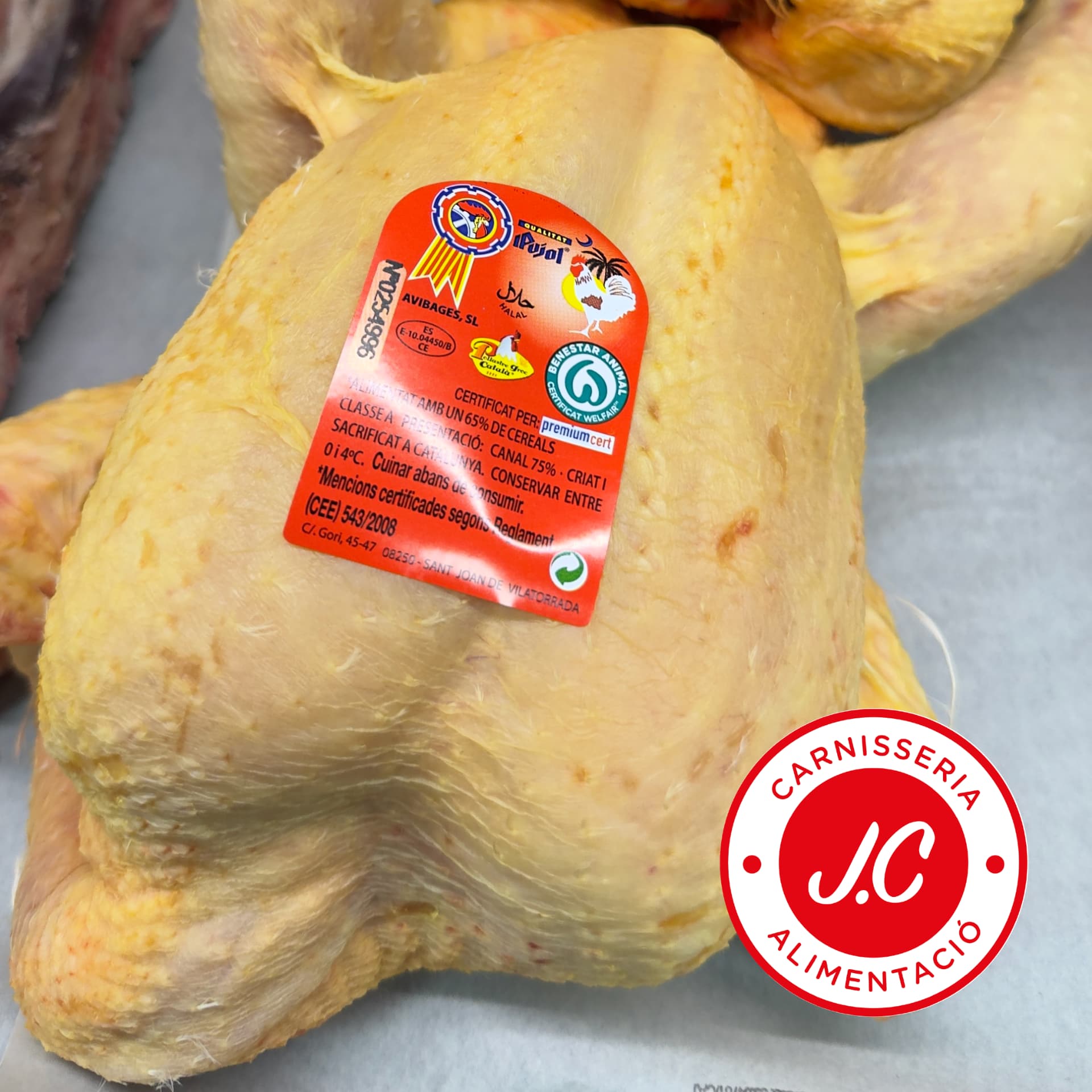 Pollo de corral certificado
